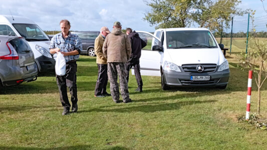 Verpflegung im Anmarsch