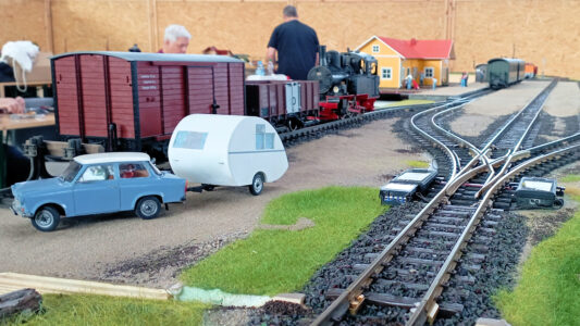 Das Dübener Ei bei den Modellbahnern