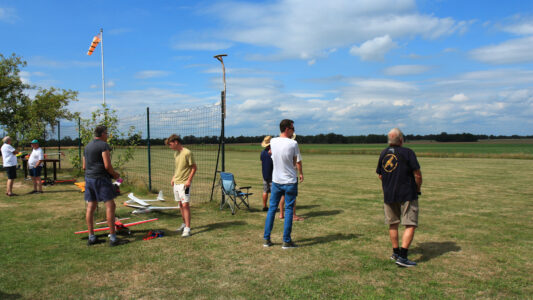 Intensiver Flugbetrieb