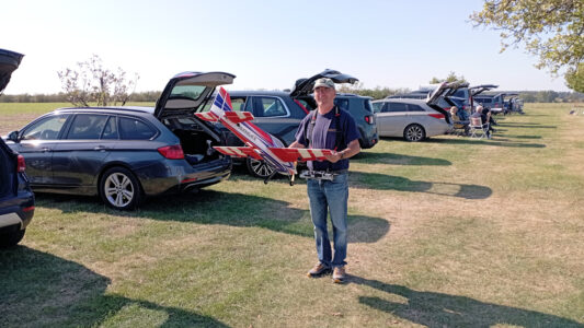 Frank macht sich flugfertig