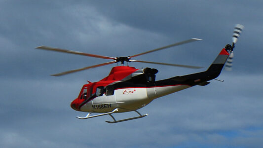 Die Bell 412, die als Original in der Flotte von ERA Helicopters in den USA flog
